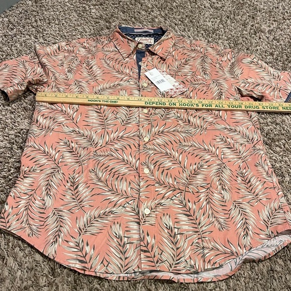 Jachs New York NWT tropical print short sleeve button up shirt - Picture 3 of 8